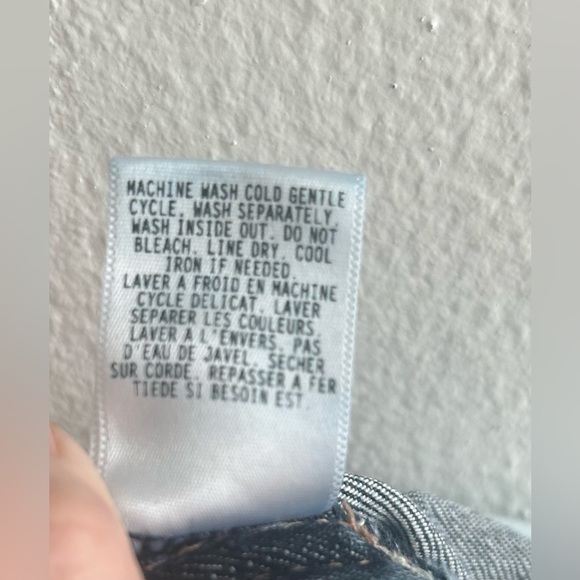 Guess Medium/Dark Blue Denim Short Shorts - Picture 14 of 15